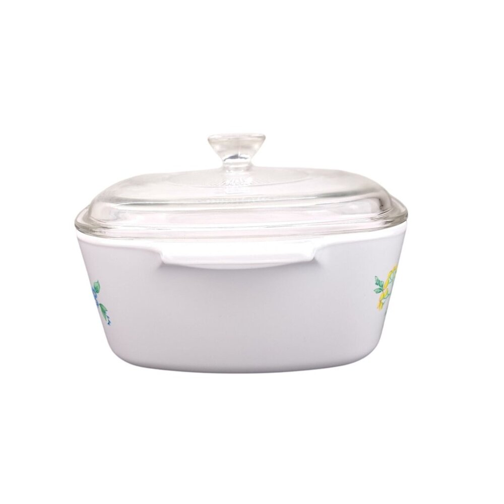 Vintage CorningWare My Garden A-1.5L Casserole Dish Glass Lid Included 1.5 Liter - Picture 4 of 16